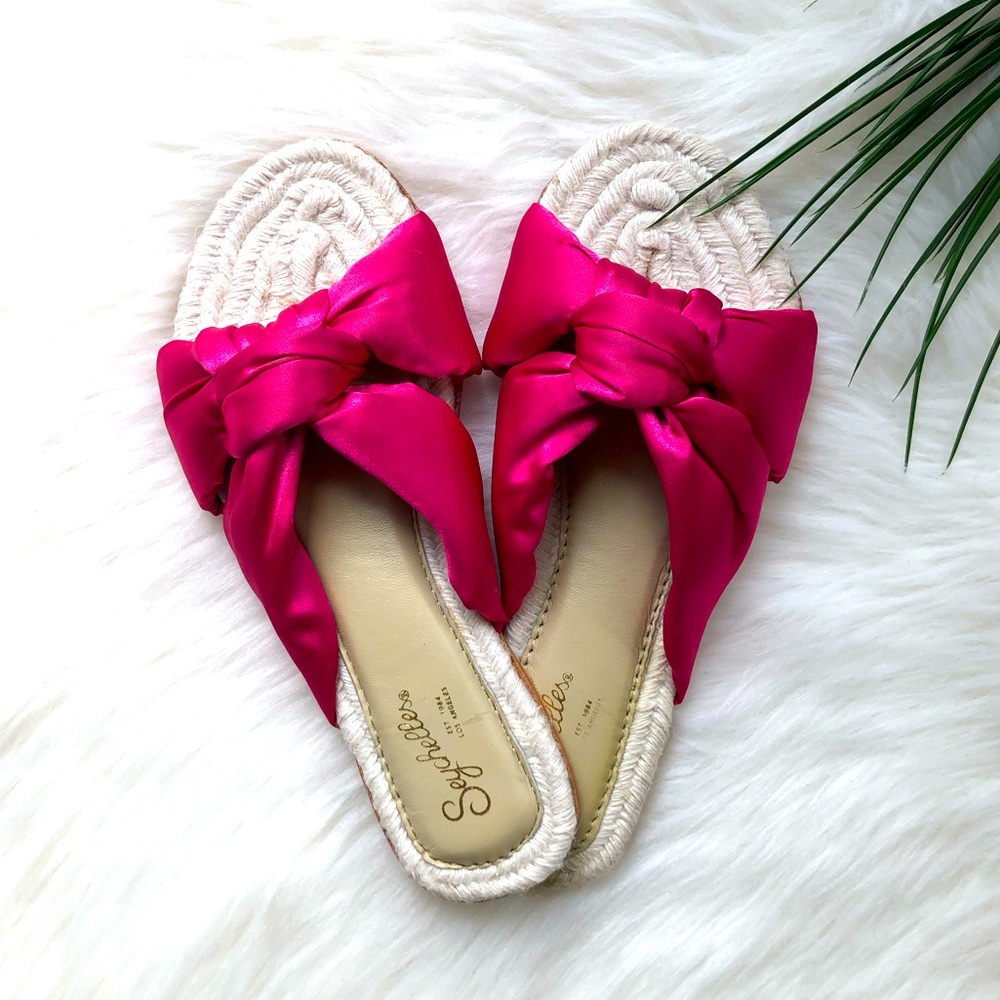 ✨Seychelles Knotted Satin Slide Sandals | 🎥